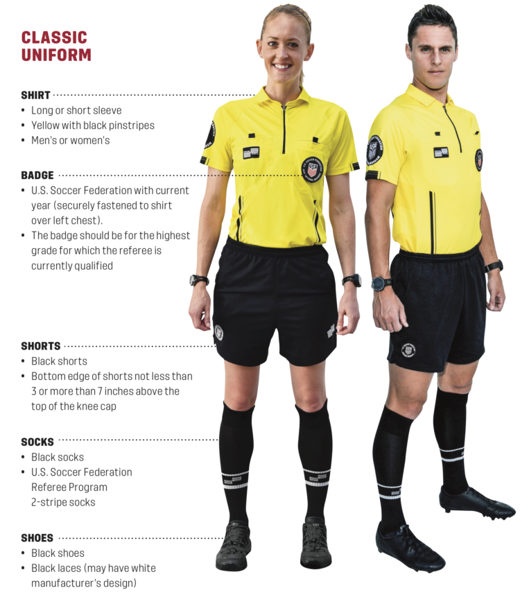Referee Full Uniform Image Example Referee Full Uniform Image Example