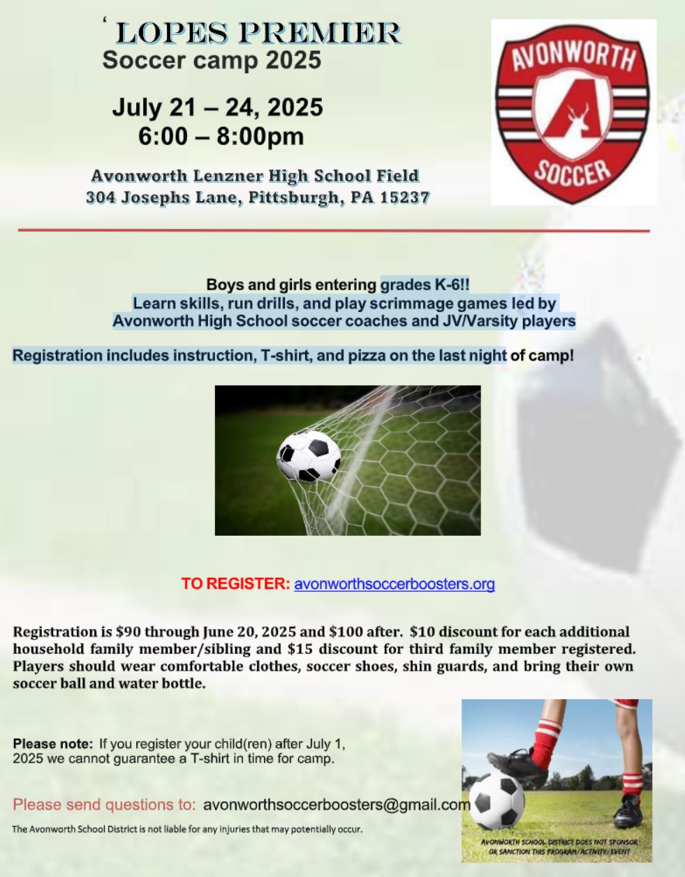 Soccer Camp Flyer